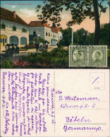 Postcard Daruvar Daruvár Straßenpartie - Kupalistni Perivol 1914  - Croatie