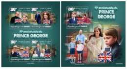 Djibouti 2023 10th Anniversary Of Prince George. (606) OFFICIAL ISSUE - Familles Royales