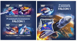 Djibouti 2023 15th Anniversary Of The Launch OfFalcon 1. (610) OFFICIAL ISSUE - Afrique