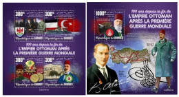 Djibouti 2023 100 Years Since The End Of The Ottoman Empire After The First World War. (619) OFFICIAL ISSUE - WW1