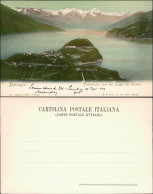 Cartoline Bellagio Panorama Dei Tre Loghi Da Gorla 1908  - Other & Unclassified