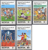 729601 HINGED KENIA 1986 COPA DEL MUNDO DE FUTBOL. MEXICO-86 - Kenia (1963-...)