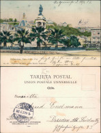 Postcard Valparaíso Plaza Arturo Prat 1907  - Chile