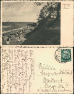 Postcard Rewahl Rewal Strand - Pavillon 1934  - Pommern