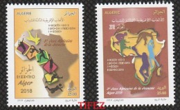 Année 2018-N°1815/1816 Neufs**MNH : 3° Jeux Africains De La Jeunesse - Algérie (1962-...)