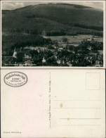 Postcard Bad Flinsberg Świeradów-Zdrój Blick Auf Die Stadt 1932  - Schlesien