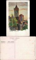Ansichtskarte Nürnberg Luginsland - Gemälde 1909 - Nuernberg