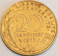 France - 20 Centimes 1977, KM# 930 (#4263) - 20 Centimes