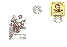 FDC 596 Czech Republic EUROPA Astronomy J. Kepler 2009 - Astronomy