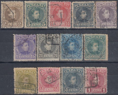 ESPAÑA 1901-1905 Nº 241/253 USADO (REF. 02) - Ungebraucht