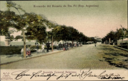 CPA Santa Fe Argentinien, Avenida General Belgrano - Argentine