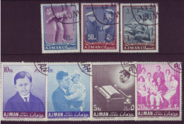 Asie - Ajman - Kennedy -  7 Timbres Différents - 7068 - Ajman