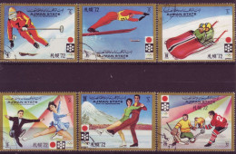 Asie - Ajman - Sapporo 72 - Winter Olympics -  6 Timbres Différents - 7070 - Ajman