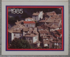 Petit Calendrier De Poche 1985 Entrevaux Alpes De Haute Provence - Centre Transfusion Sanguine Rennes Ille Et Vilaine - Klein Formaat: 1981-90