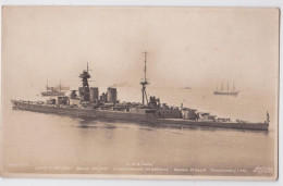 HMS Hood Royal Navy Battleship War Ship Cruiser Croiseur Navire De Guerre Bateau Cuirassé Sellicks Plymouth - Guerra