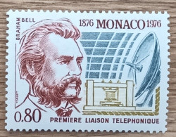 Monaco - YT N°1053 - Première Liaison Téléphonique Par Graham Bell - 1976 - Neuf - Unused Stamps