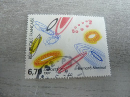 Bernard Moninot (1949-xxxx) Plasticien - 6f.70 - Yt 3050 - Multicolore - Oblitéré - Année 1997 - - Used Stamps