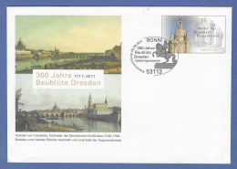 BRD 2011 , 300 Jahre Baublüte Dresden - Ganzsache / Brief - Ausgabestempel  Bonn 09.06.2011 - Covers - Used