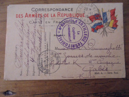 CPA Carte Correspondance Des Armées De La République - Weltkrieg 1939-45