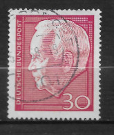 ALLEMAGNE FÉDÉRALE  N°  407 "LÜBKE " - Used Stamps