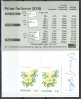 Lars Sjööblom. Denmark 2006. Spring Flowers. Michel 1423 MH, MNH Signed. - Cuadernillos