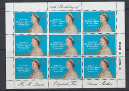 Tristan Da Cunha 1980 80th Birthday Queen Mother 1v Sheetlet ** Mnh (TDC167) - Tristan Da Cunha