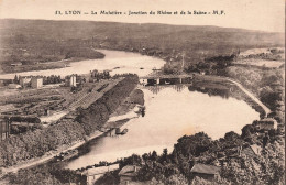 FRANCE - Lyon - La Mulatière - Jonction Du Rhône Et La Saône - Carte Postale Ancienne - Autres & Non Classés