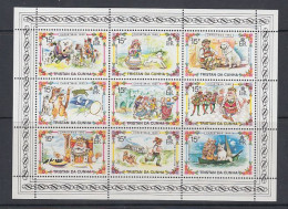 Tristan Da Cunha 1980  Christmas Sheetlet ** Mnh (TDC167A) - Tristan Da Cunha