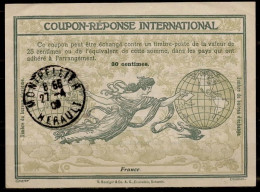 FRANCE  Ro1  30c.  International Reply Coupon Reponse Antwortschein IRC IAS Cupon Respuesta O MONTPELLIER HERAULT 27.04. - Reply Coupons