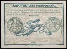 FRANCE  Ro3  30c.  International Reply Coupon Reponse Antwortschein IRC IAS Cupon Respuesta O LYON ST. JEAN RHONE 14.04. - Buoni Risposte