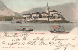 Italie - Isola Dei Pexatori Lago Maggiore - Carte Colorisée-  Barque Sur L'eau - Clocher D'élise - Sonstige & Ohne Zuordnung