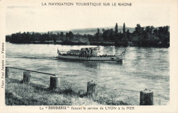 TRANSPORTS - Le Rhodania Faisant Le Service De Lyon à La Mer - Animé - Carte Postale Ancienne - Other & Unclassified