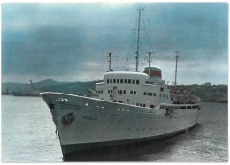 CP TURKMENIA  - Motor-ship - Far-Eastern Steamship Compagny - ( URSS - USSR - Russia ) - Paquebots