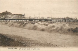 England Brighton Rough Sea - Brighton