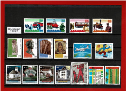 SUISSE - 1529/1560 - TIMBRES NEUFS** - ANNEE COMPLETE 1997 -  COTE Y&T 2021 : 65.70 € - Nuovi