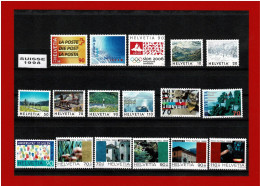 SUISSE - 1561/1599 - TIMBRES NEUFS** - ANNEE COMPLETE 1998 -  COTE Y&T 2021 : 74.40 € - Ungebraucht