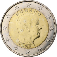 Monaco, Albert II, 2 Euro, 2015, Monnaie De Paris, Bimétallique, SUP - Monaco