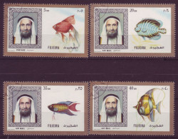 Asie - Fujeira - Poissons - 4 Timbres Différents - 7088 - Fudschaira