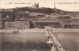 FRANCE - Lyon - Pont Du Palais De Justice Et Côteau De Fourvière - Carte Postale Ancienne - Autres & Non Classés