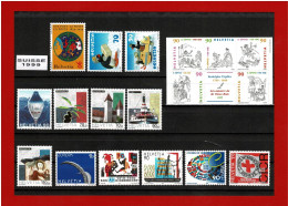 SUISSE - 1600/1636 - TIMBRES NEUFS**-  ANNEE COMPLETE 1999 -  COTE Y&T 2021 : 77.60 € - Ongebruikt