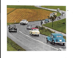 DN22 - IMAGES CHOCOLAT NESTLE - LA ROUTE VIVANTE - CITROEN TRACTION - RENAULT 4CV - VW COCCINELLE - PONTIAC 1956 - Coches