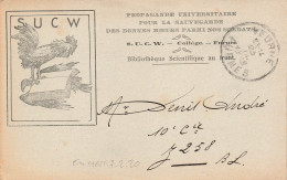 MIKIBP2-046- BELGIQUE VEURNE FURNES SUCW PROPAGANDE UNIVERSITAIRE RARE - Veurne