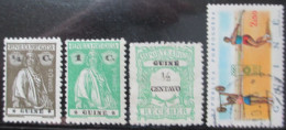 Guinée Portugaise ( 4 Timbres ) - OBLITERE - Guinea Portuguesa