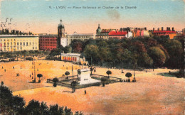 FRANCE - Lyon - La Place Bellecour Et Clocher De La Charité - Carte Postale Ancienne - Andere & Zonder Classificatie