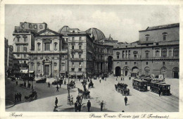 Napoli PiazzaTrento Triestre (gia S Fernanco) Animée RV - Napoli