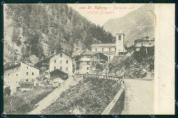 Aosta Saint Rhémy Borgata Sul Confine Svizzero Cartolina RT1622 - Aosta