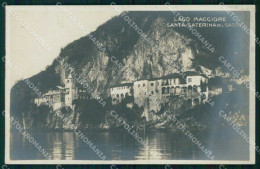 Varese Leggiuno Santa Caterina Del Sasso Lago Maggiore Foto Cartolina RT1714 - Varese