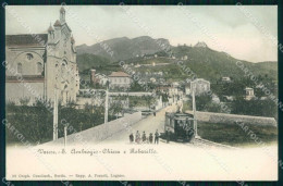 Varese Città Sant'Ambrogio Chiesa Robarello Tram Cartolina RT1838 - Varese