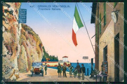 Imperia Ventimiglia Grimaldi Frontiera Italiana Cartolina RT1888 - Imperia