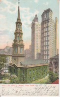 New York St. Paul's Chapel Gl1907 #204.208 - Sonstige & Ohne Zuordnung